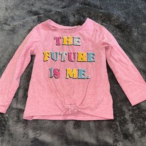 2t girls long sleeve T-shirt the future is me